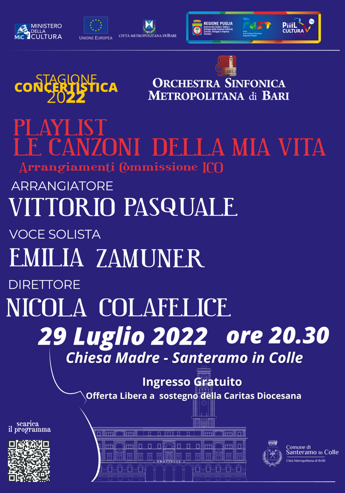 Concerto Orchestra Sinfonica Metropolitana - 29 Luglio 2022