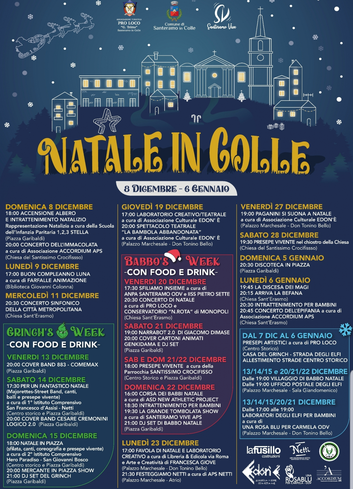 Calendario Eventi Natalizi 2024