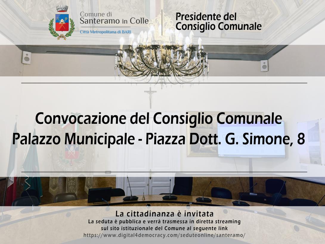 Convocazione Consiglio Comunale